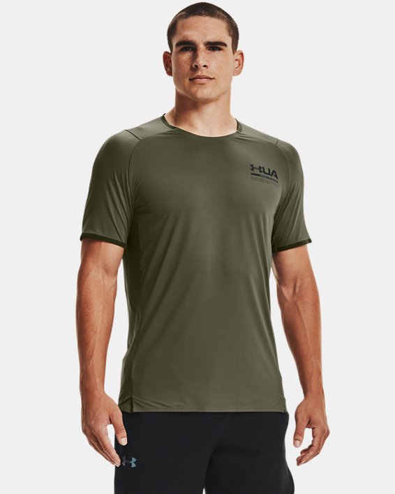 Men's UA Iso-Chill Perforated Short Sleeve, Green, pdpMainDesktop image number 0